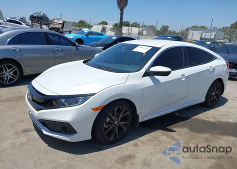 2020 Honda Civic Sport from USA, damaged, VIN 19XFC2F82LE007411